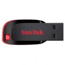 闪迪(SanDisk)16GB USB2.0 U盘 CZ50酷刃 黑红色